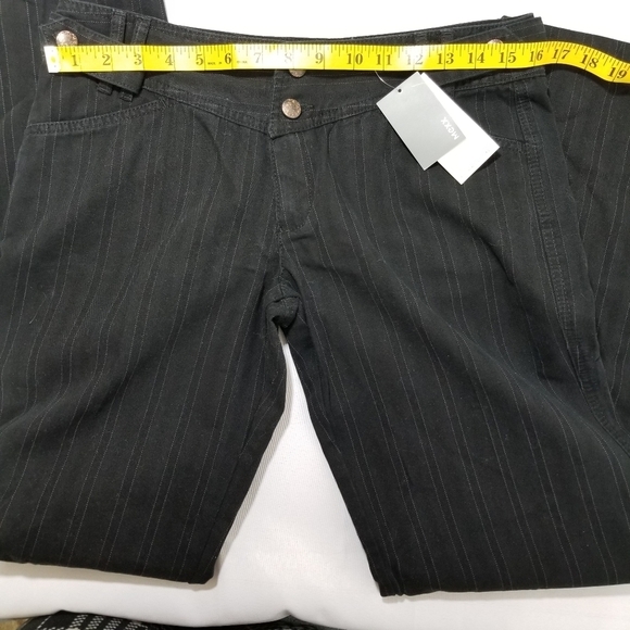 MEXX striped double button new size 8 cotton polyester blend pants - Picture 9 of 11